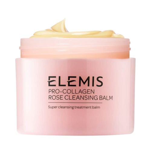 Elemis Pro-Collagen Rose Cleansing Balm on white background