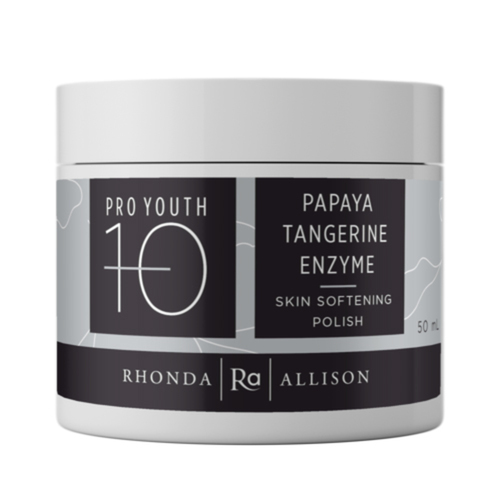 Rhonda Allison Pro Youth Papaya Tangerine Enzyme on white background