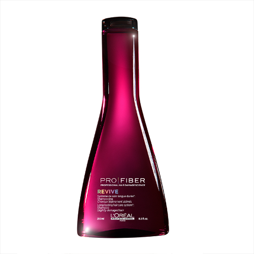 Loreal Professional Paris Pro Fiber Revive Shampoo on white background