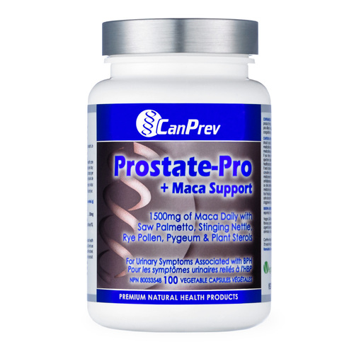 CanPrev Prostate-Pro + Maca Support on white background