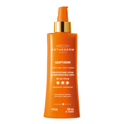 Protective Body Lotion Sea and Tropics SPF 30 on white background