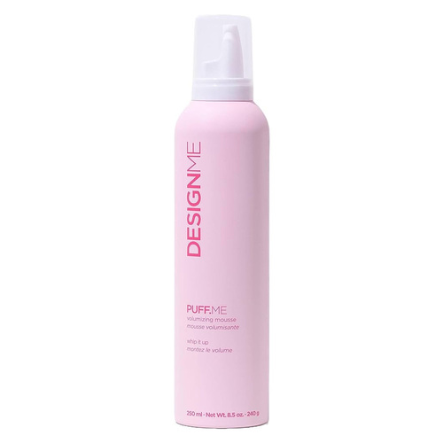 DESIGNME  Puff.Me Hair Volumizing Mousse on white background