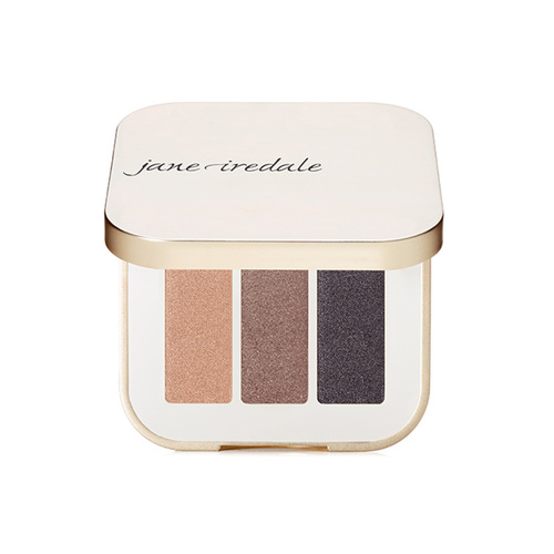 jane iredale PurePressed Eye Shadow Triple - Brown Sugar, 3 x 0.7g/0.02 oz