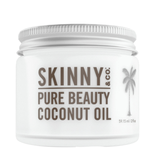 Skinny & Co. Pure Beauty Coconut Oil on white background