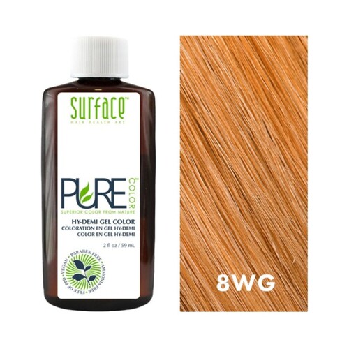 Surface Pure Color 8WG Peach Warm Gold, 59ml/2 fl oz Surface Pure Color 8WG Peach Warm Gold on white background