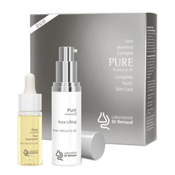 Pure Complete Anti-Aging Skin Care Face Set (15ml + 30ml) on white background
