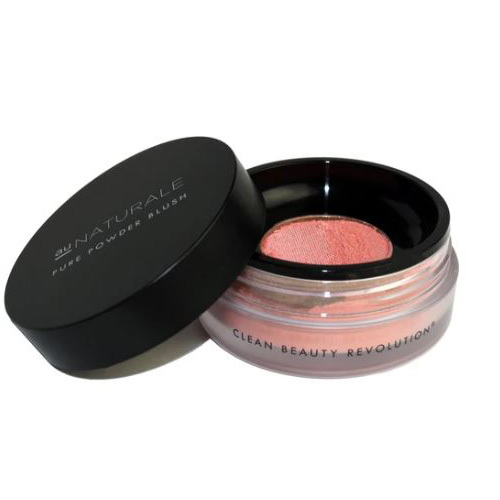 Au Naturale Cosmetics Powder Blusher - Apricot on white background