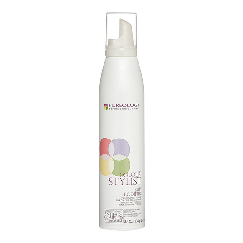 Pureology Silk Bodifier Mousse on white background