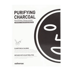 Purifying Charcoal Hydrojelly on white background