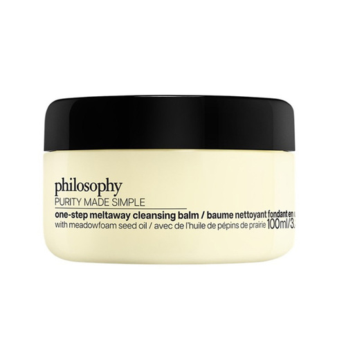 Philosophy Purity Made Simple One-Step Meltaway Cleansing Balm, 100ml/3.3 fl oz Philosophy Purity Made Simple One-Step Meltaway Cleansing Balm on white background