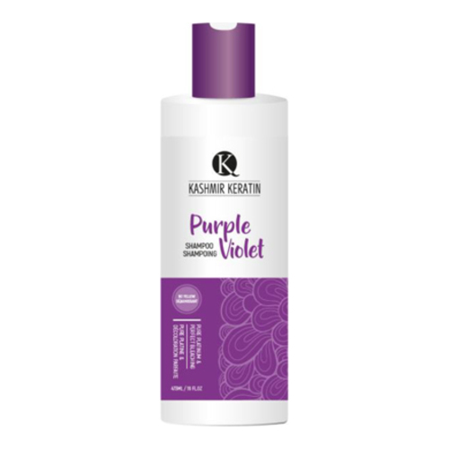 Kashmir Keratin Purple Shampoo on white background