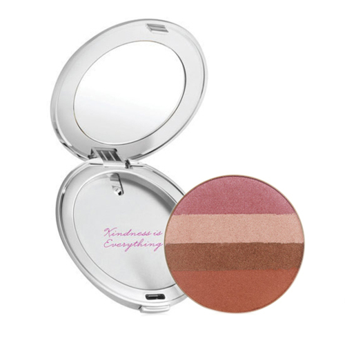 jane iredale Quad Bronzer with Silver Refillable Compact - Sunbeam, 1 pieces