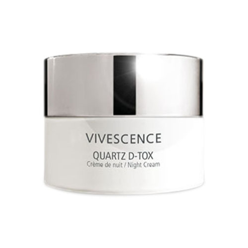 Vivescence Quartz D-Tox Night Cream on white background