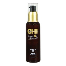 Argan plus Moringa Oil on white background