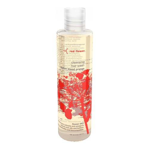 Red Flower Cleansing Hair Wash - French Lavender on white background