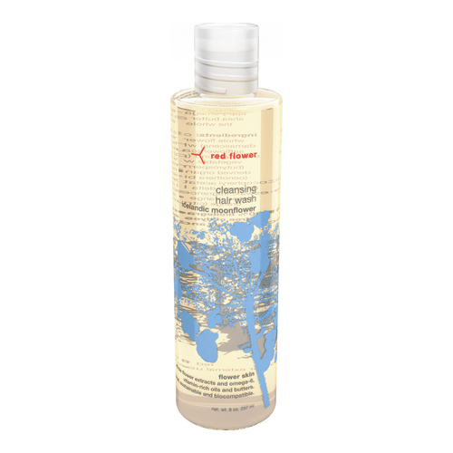 Red Flower Cleansing Hair Wash - French Lavender on white background