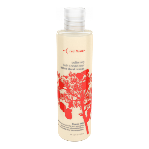 Red Flower Softening Hair Conditioner - French Lavender on white background