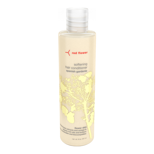Red Flower Softening Hair Conditioner - French Lavender on white background