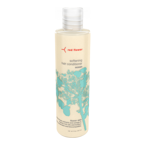 Red Flower Softening Hair Conditioner - French Lavender on white background