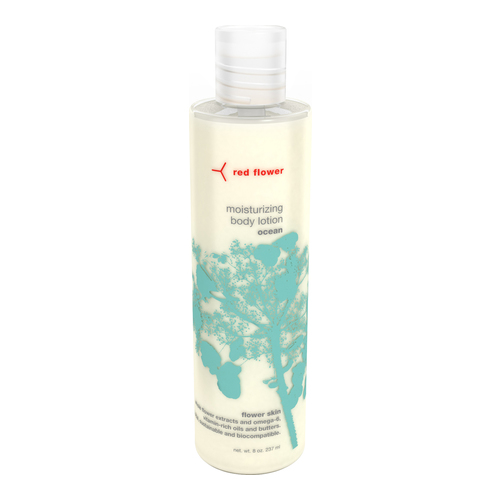 Red Flower Moisturizing Body Lotion - French Lavender on white background