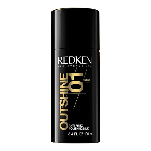 Redken Outshine 01 Anti Frizz Polishing Milk on white background