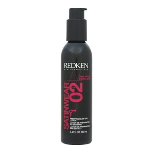 Redken Satinwear 02 Ultimate Blow Dry Lotion on white background