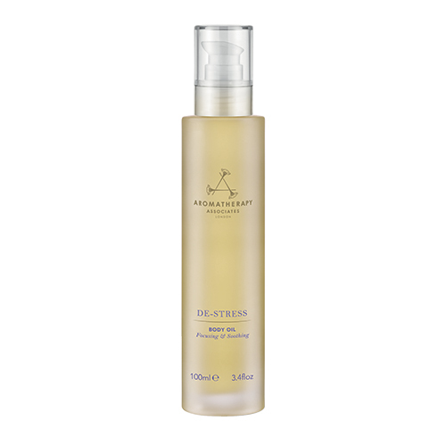 Aromatherapy Associates De-Stress Body Oil on white background