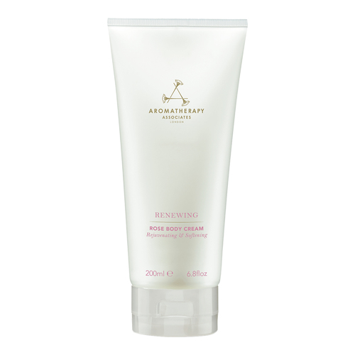 Aromatherapy Associates Renewing Rose Body Cream on white background