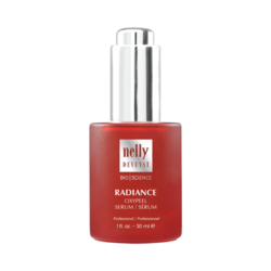 Radiance Oxypeel Serum on white background