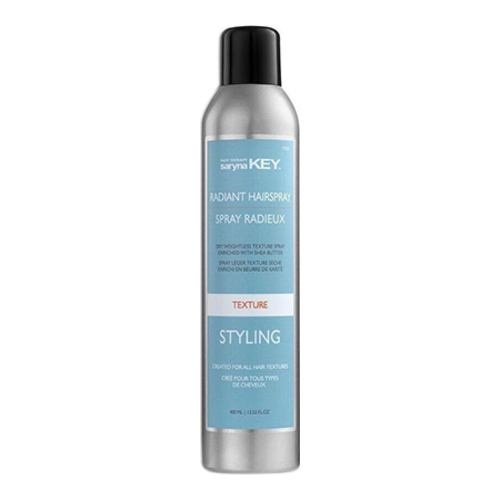 saryna KEY Styling Radiant Hair Spray - Texture on white background