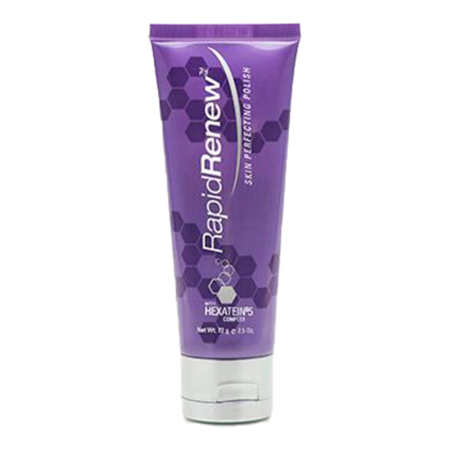 Rapid Lash RapidRenew Skin Perfecting Polish on white background