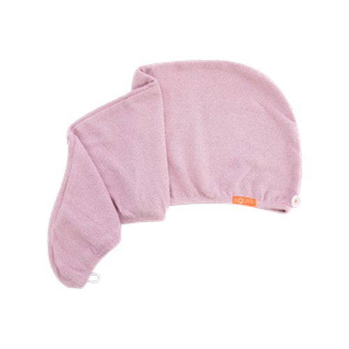 AQUIS Rapid Dry Hair Turban - Chevron on white background