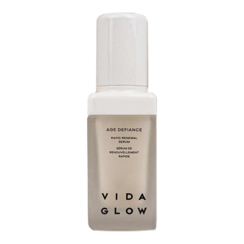 Vida Glow Rapid Renewal Serum on white background