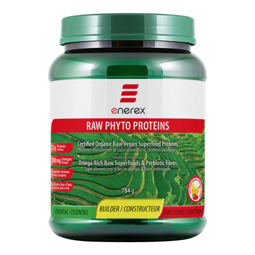 Enerex Raw Phyto Proteins -  Raspberry/Banana, 784g/27.7 oz