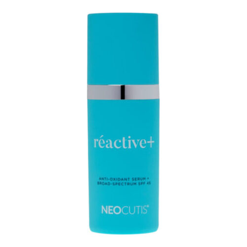 NeoCutis ReACTIVE Antioxidant Serum + Broad Spectrum SPF 45 on white background