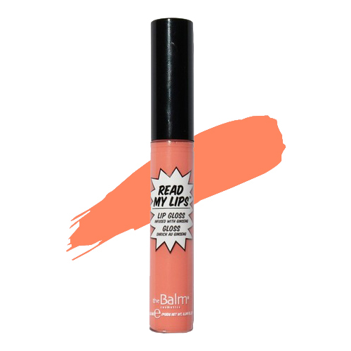 theBalm Read My Lips Lip Gloss - Bam on white background