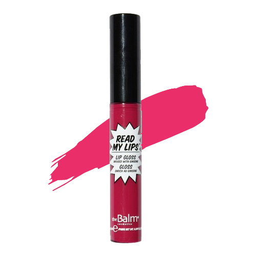 theBalm Read My Lips Lip Gloss - Bam on white background