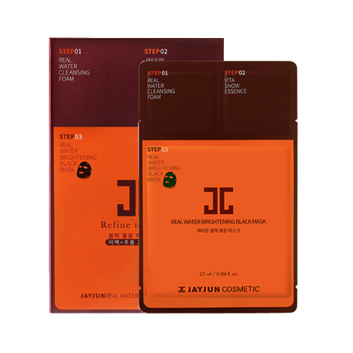 JAYJUN Real Water Brightening Mask (25ml x 10 sheets), 1 set