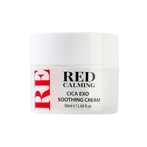 Venderma Red Calming Cica Exo  Soothing Cream on white background
