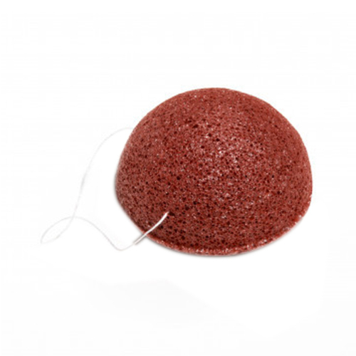 Ella Bache Red Clay Cleansing Konjac Sponge, 1 piece