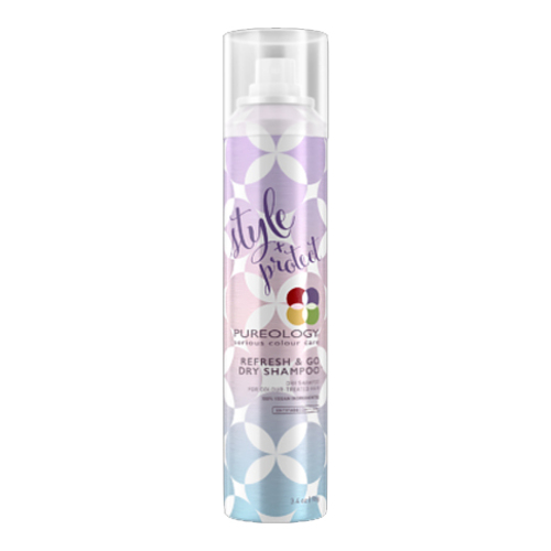 Pureology Refresh and Go Dry Shampoo on white background