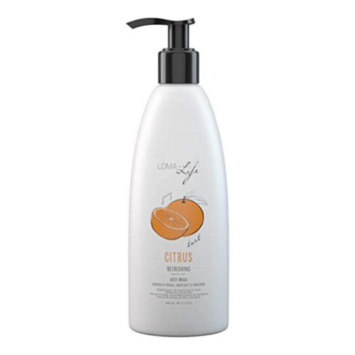 Loma Organics Body Wash Refreshing Citrus on white background