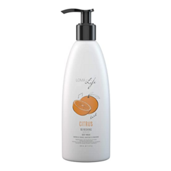 Body Wash Refreshing Citrus on white background