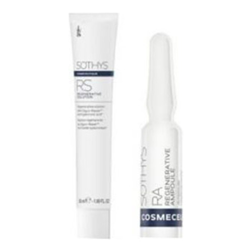 Sothys Regenerative Solution + Regenerative Ampoules Duo on white background