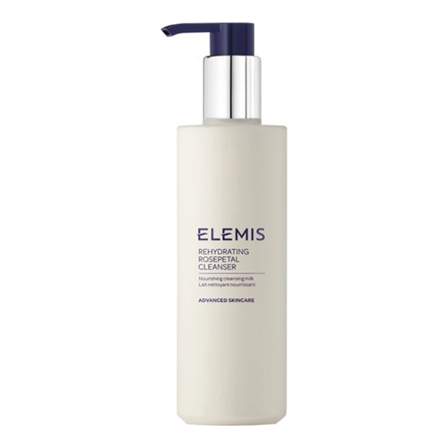 Elemis Rehydrating Rosepetal Cleanser on white background
