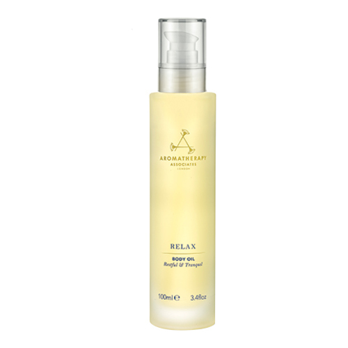 Aromatherapy Associates Relax Body Oil on white background