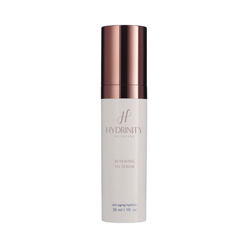 Hydrinity Renewing HA Serum on white background