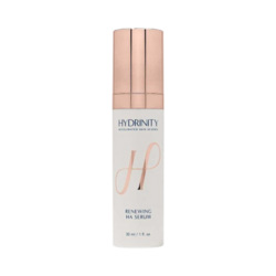 Renewing HA Serum on white background