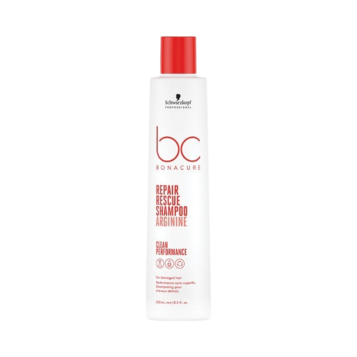 Bonacure Repair Rescue Shampoo on white background