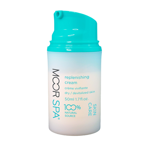 Moor Spa Replenishing Cream on white background